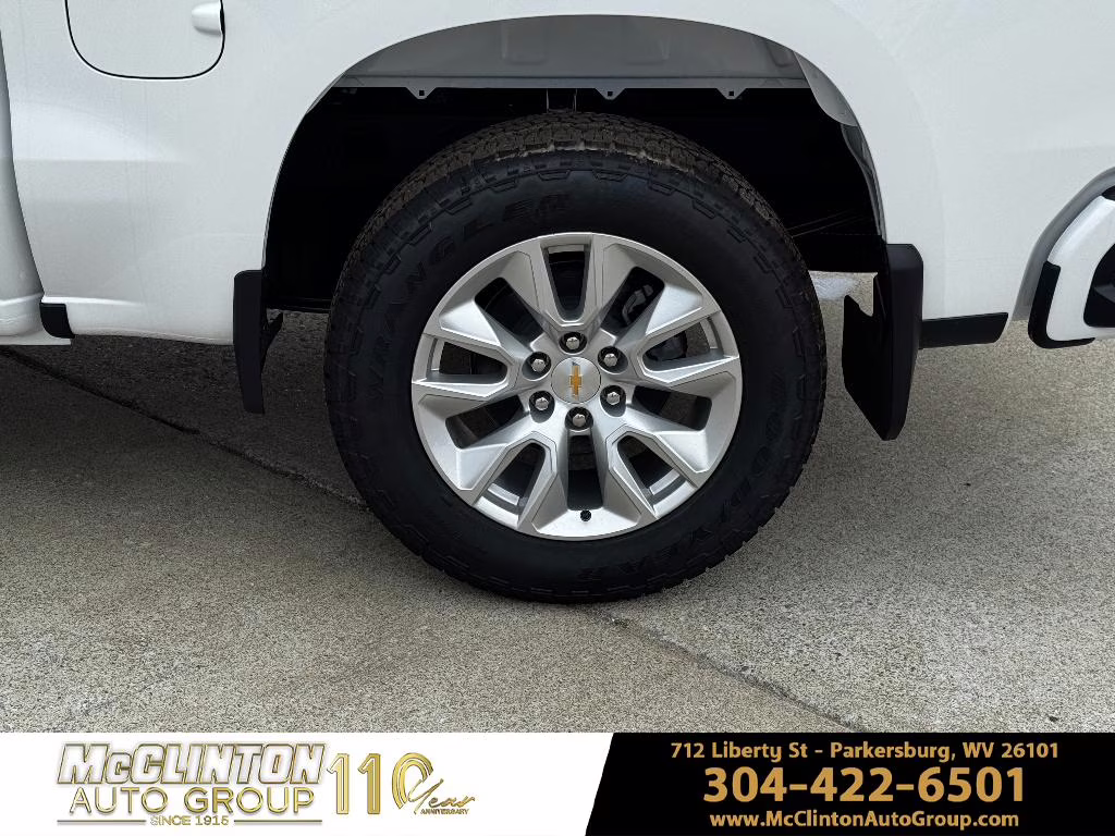 2026 Summit White Chevrolet Silverado Custom 4X4 Truck