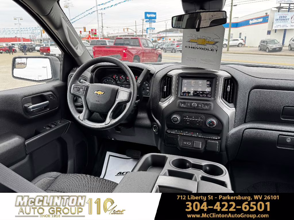 2026 Summit White Chevrolet Silverado Custom 4X4 Truck
