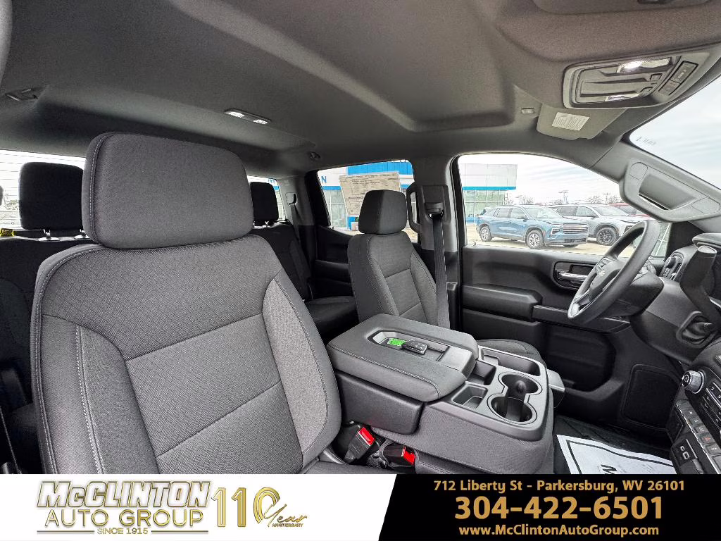 2026 Summit White Chevrolet Silverado Custom 4X4 Truck