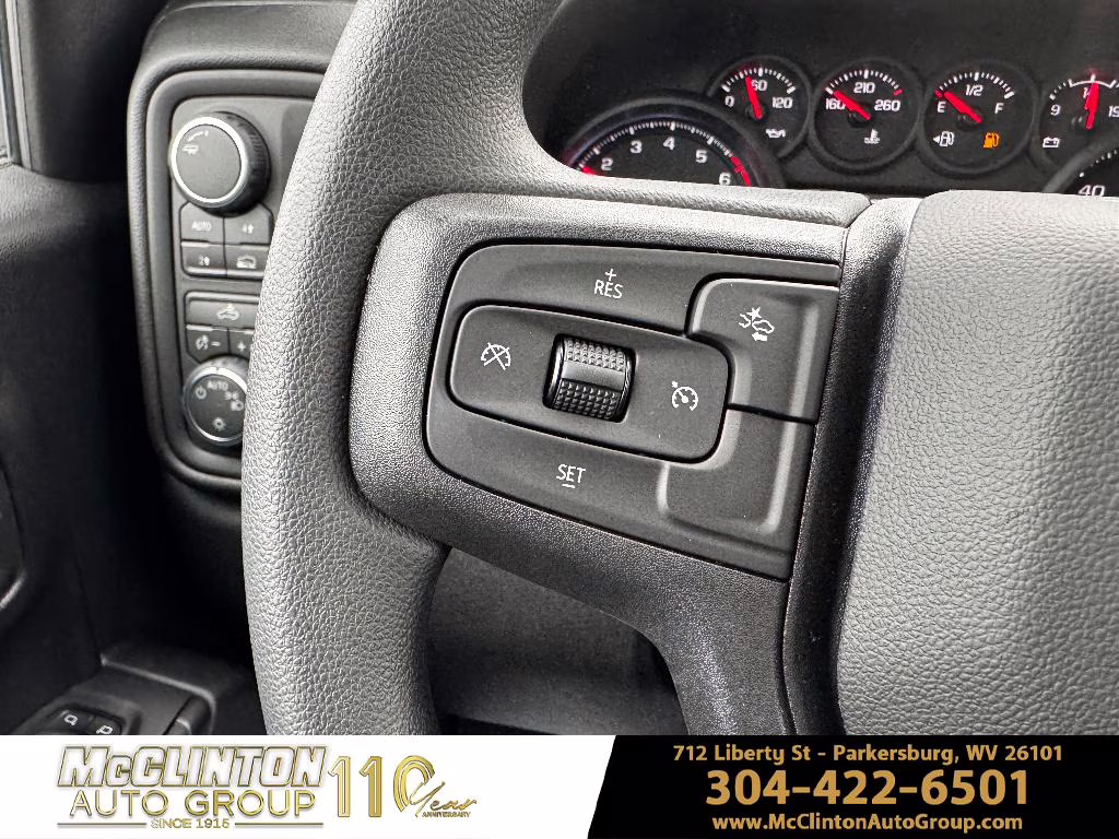 2026 Summit White Chevrolet Silverado Custom 4X4 Truck
