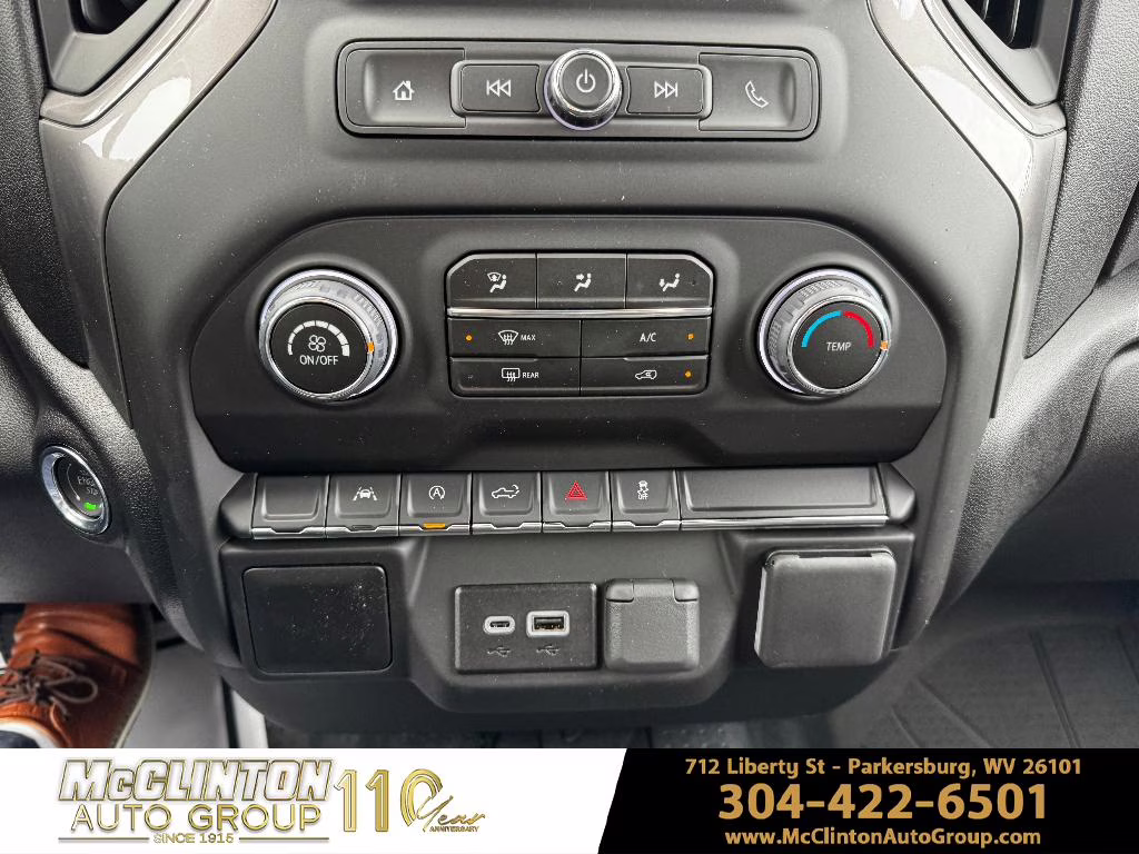 2026 Summit White Chevrolet Silverado Custom 4X4 Truck