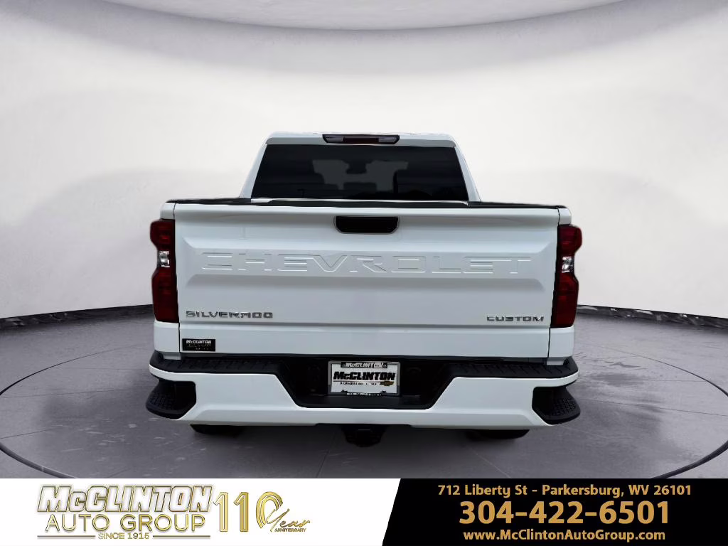 2026 Summit White Chevrolet Silverado Custom 4X4 Truck
