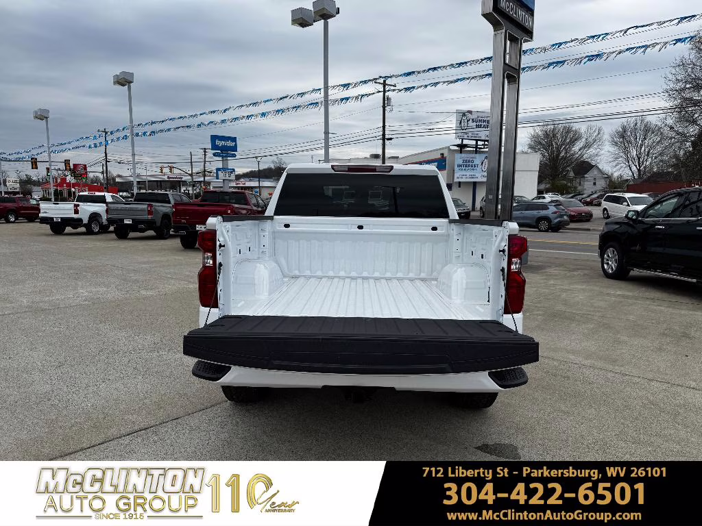2026 Summit White Chevrolet Silverado Custom 4X4 Truck