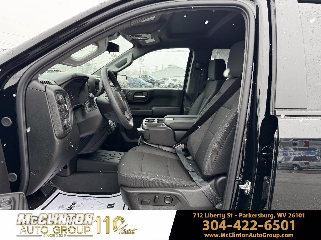 2026 Black Chevrolet Silverado Custom 4X4 Truck