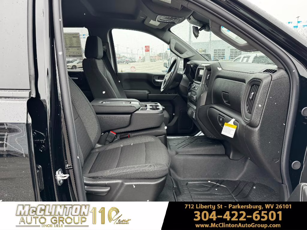 2026 Black Chevrolet Silverado Custom 4X4 Truck