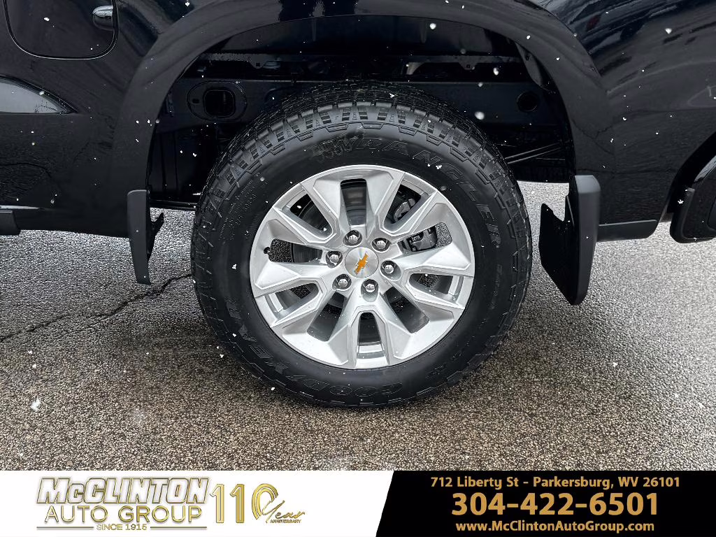 2026 Black Chevrolet Silverado Custom 4X4 Truck
