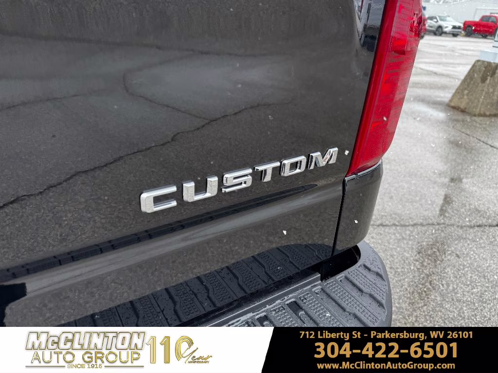 2026 Black Chevrolet Silverado Custom 4X4 Truck