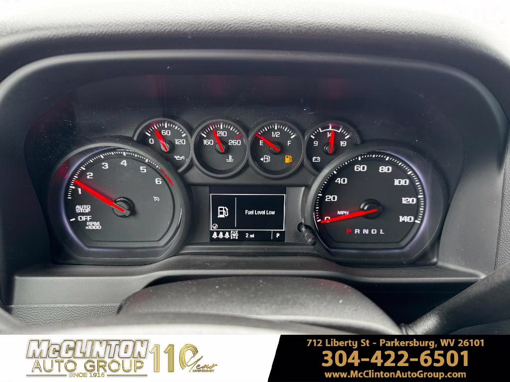 2026 Black Chevrolet Silverado Custom 4X4 Truck