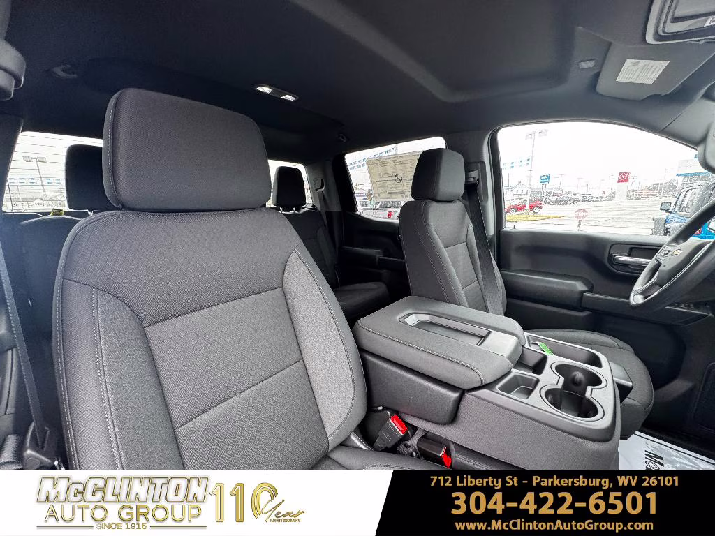 2026 Black Chevrolet Silverado Custom 4X4 Truck