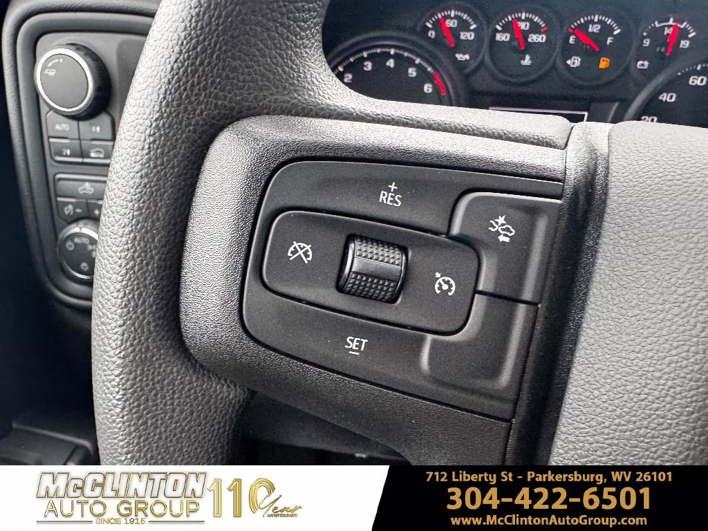 2026 Black Chevrolet Silverado Custom 4X4 Truck