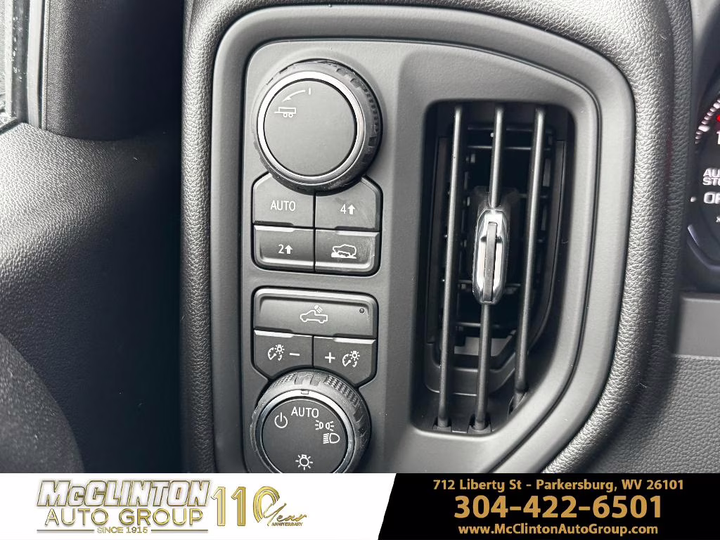 2026 Black Chevrolet Silverado Custom 4X4 Truck