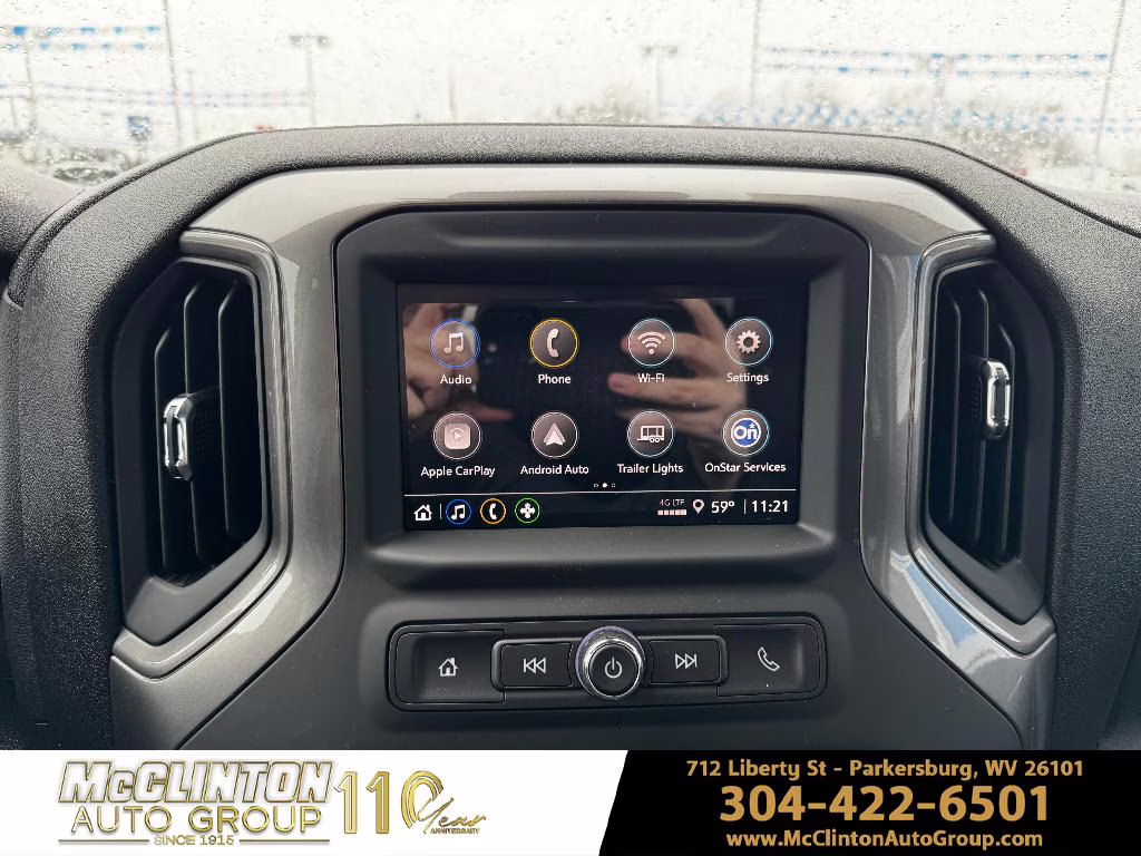 2026 Black Chevrolet Silverado Custom 4X4 Truck