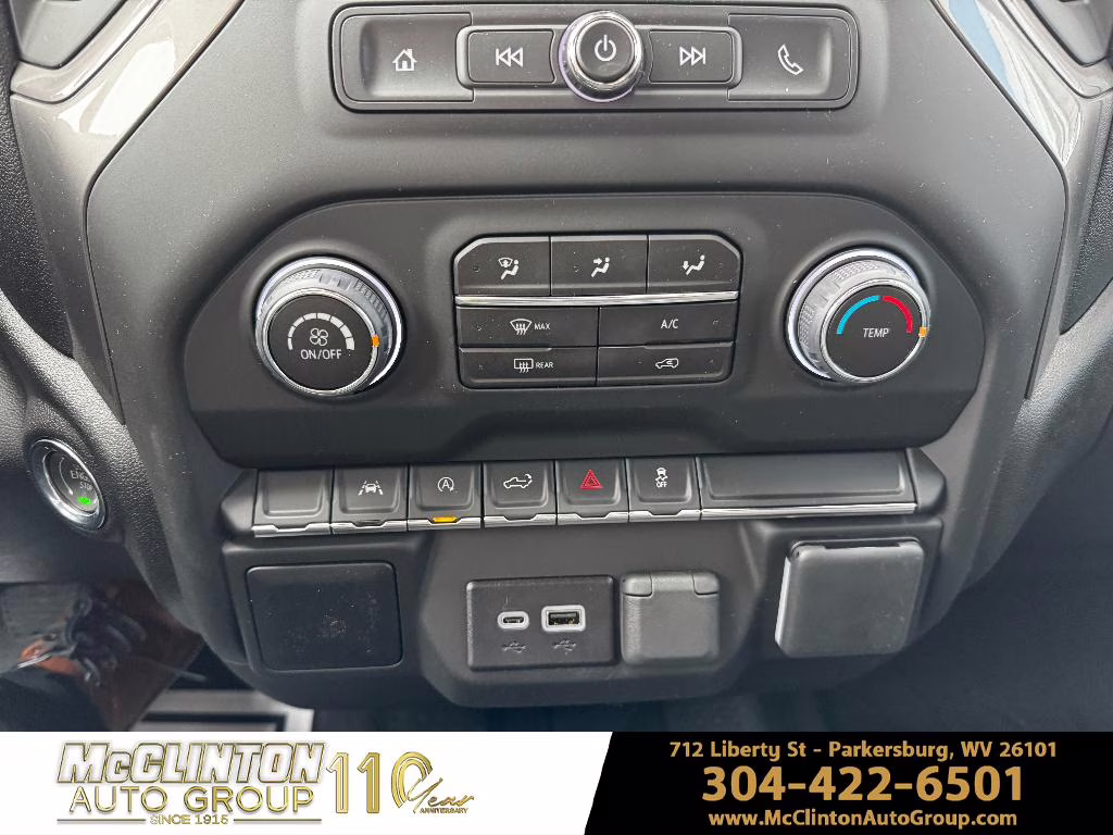 2026 Black Chevrolet Silverado Custom 4X4 Truck