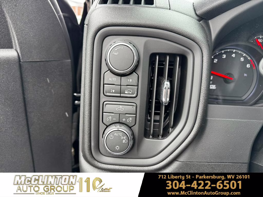 2026 Black Chevrolet Silverado Custom 4X4 Truck
