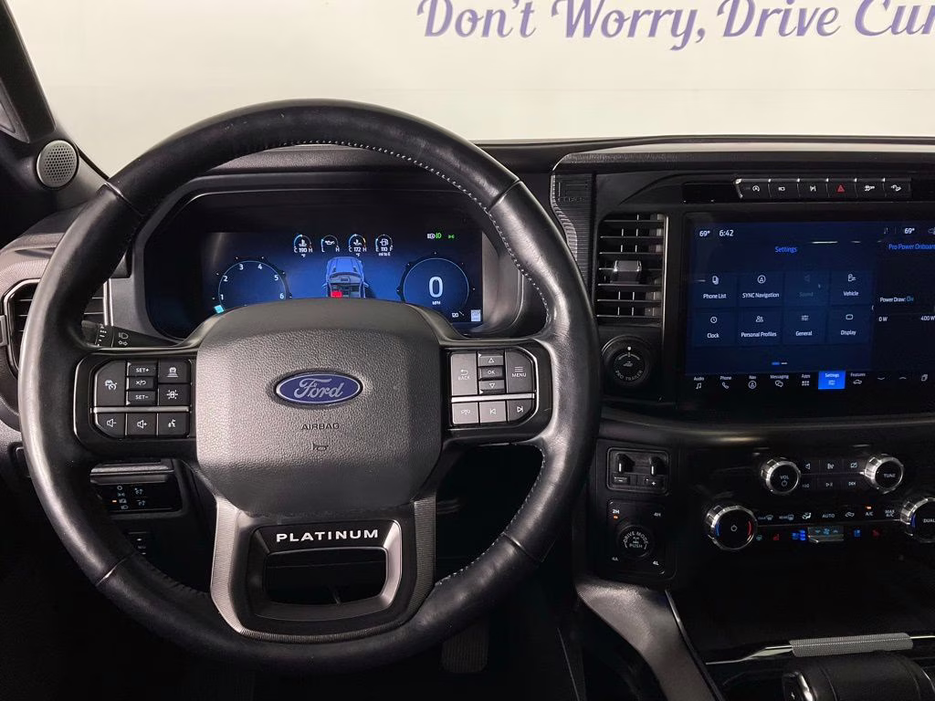 2024 White Metallic Ford F-150 Platinum 4X4 Truck