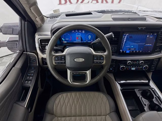 2026 Star White Metallic Tri-Coat Ford Super Duty F-350 SRW Platinum Bozard Built 4X4 Truck