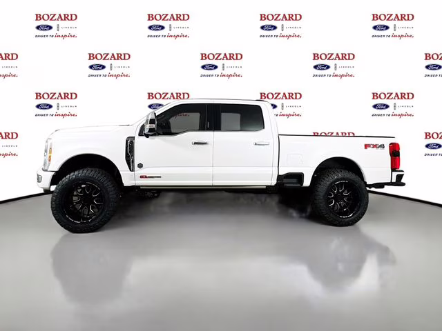 2026 Star White Metallic Tri-Coat Ford Super Duty F-350 SRW Platinum Bozard Built 4X4 Truck