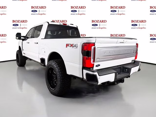2026 Star White Metallic Tri-Coat Ford Super Duty F-350 SRW Platinum Bozard Built 4X4 Truck
