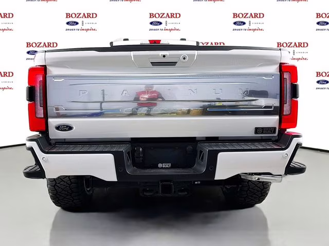 2026 Star White Metallic Tri-Coat Ford Super Duty F-350 SRW Platinum Bozard Built 4X4 Truck