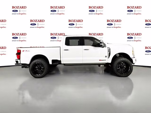 2026 Star White Metallic Tri-Coat Ford Super Duty F-350 SRW Platinum Bozard Built 4X4 Truck