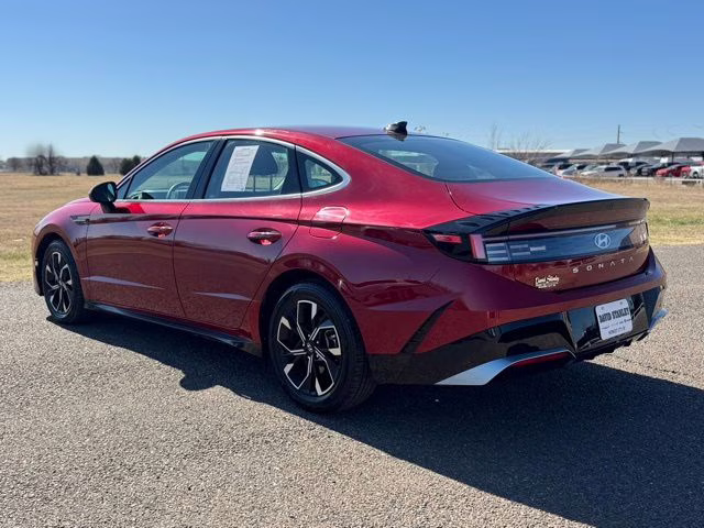 2024 Ultimate red Hyundai Sonata SEL FWD Sedan