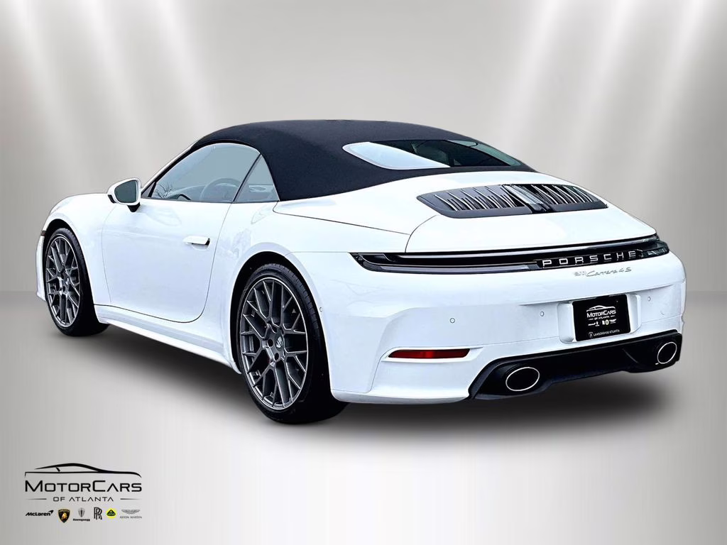 2026 White Porsche 911 Carrera 4S Cabriolet AWD Convertible