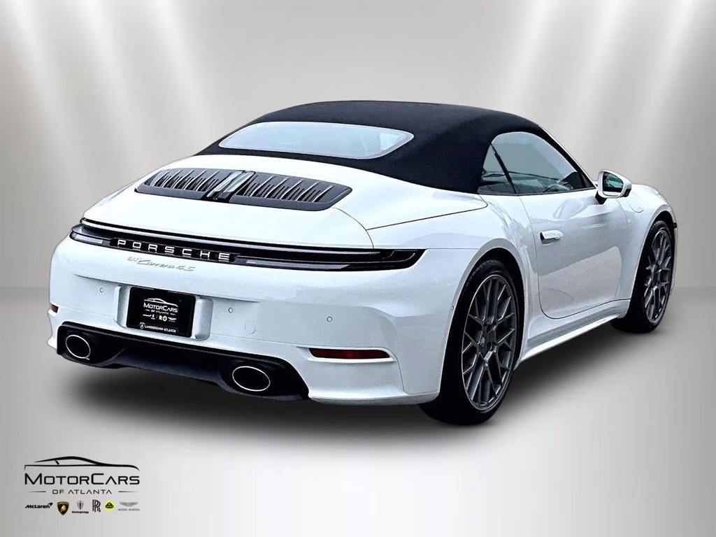 2026 White Porsche 911 Carrera 4S Cabriolet AWD Convertible