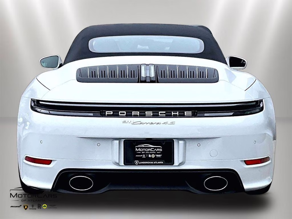 2026 White Porsche 911 Carrera 4S Cabriolet AWD Convertible