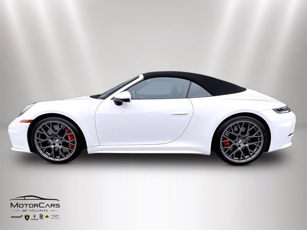 2026 White Porsche 911 Carrera 4S Cabriolet AWD Convertible
