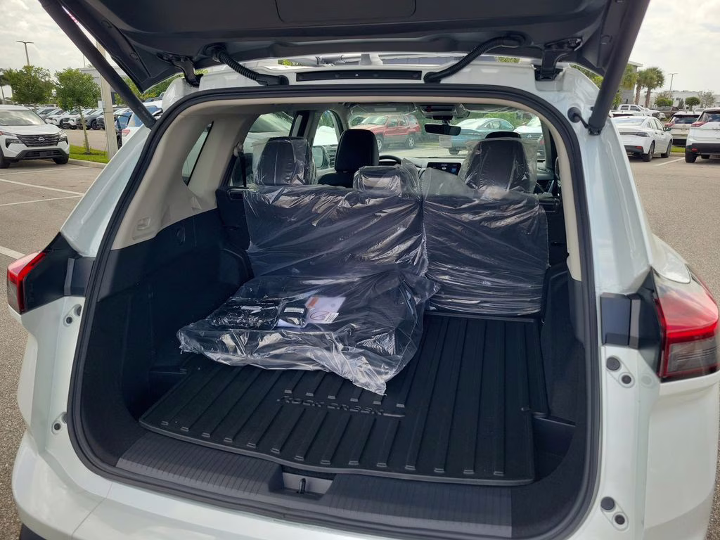 2026 Everest White Pearl Tricoat Nissan Rogue Rock Creek AWD SUV