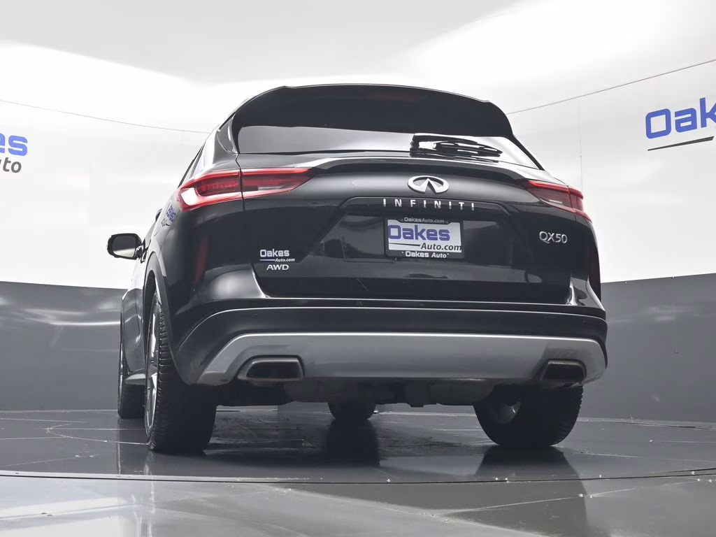 2020 Black Obsidian INFINITI QX50 PURE AWD SUV