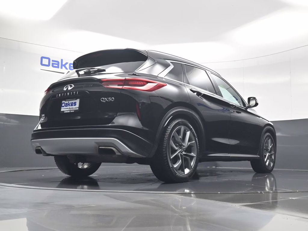 2020 Black Obsidian INFINITI QX50 PURE AWD SUV