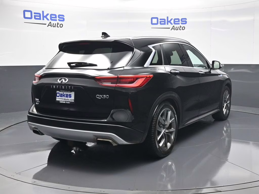 2020 Black Obsidian INFINITI QX50 PURE AWD SUV