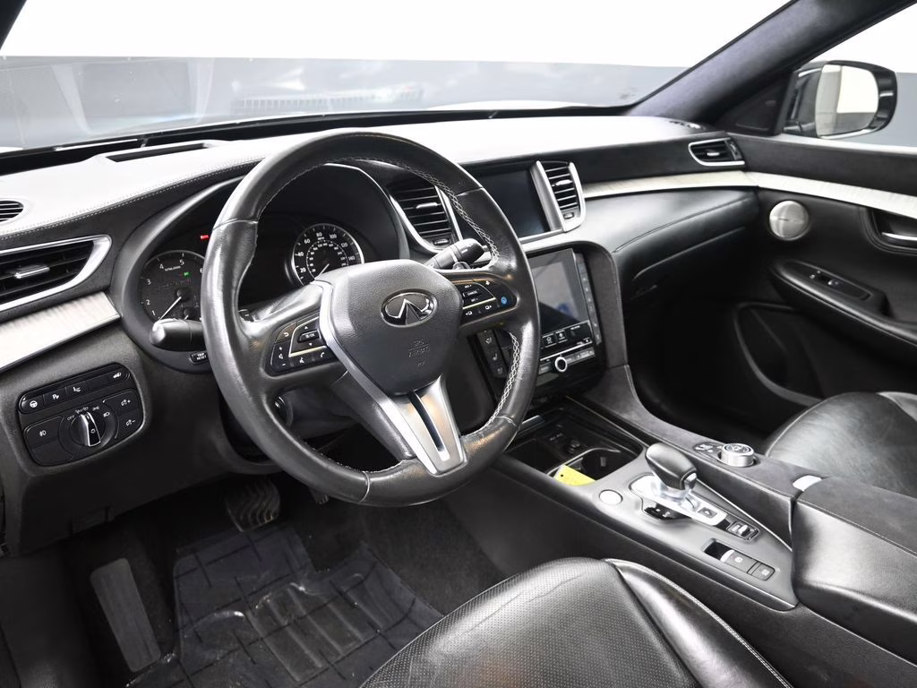 2020 Black Obsidian INFINITI QX50 PURE AWD SUV