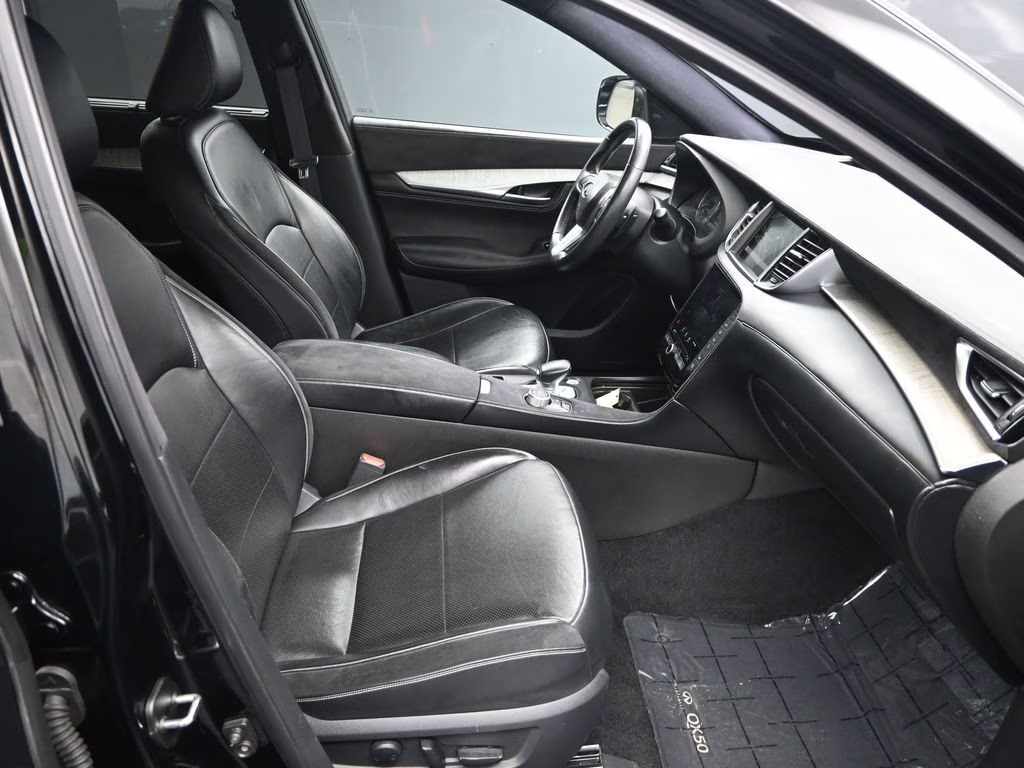 2020 Black Obsidian INFINITI QX50 PURE AWD SUV