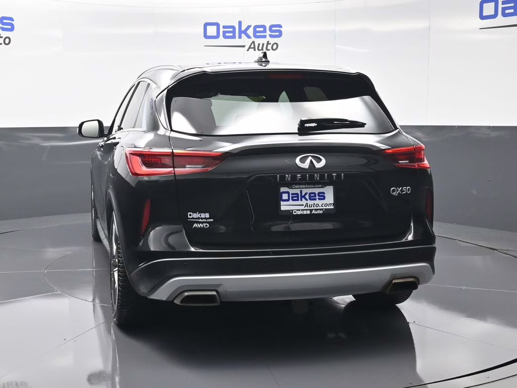 2020 Black Obsidian INFINITI QX50 PURE AWD SUV