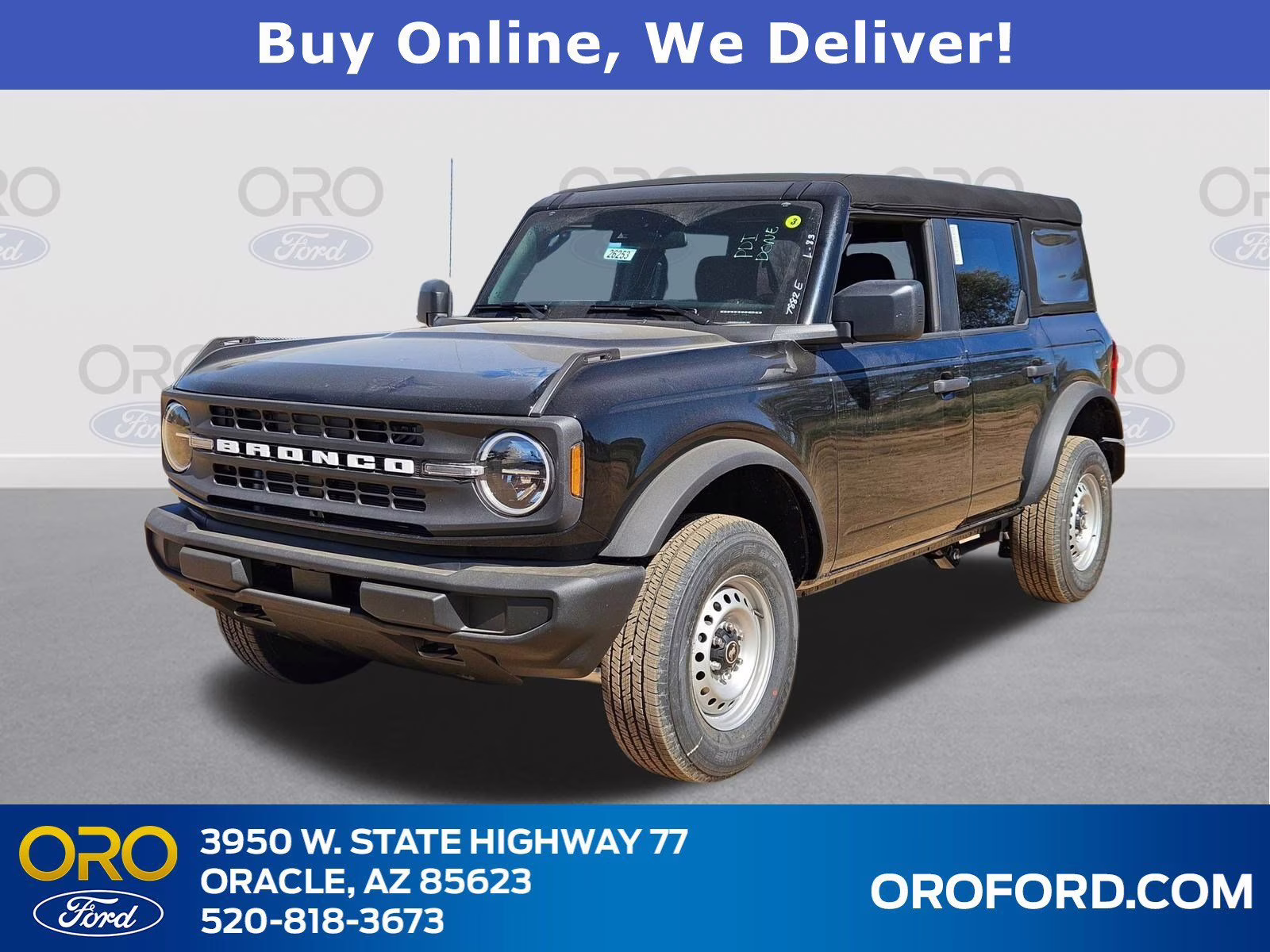 2026 Shadow Black Ford Bronco Base 4X4 SUV