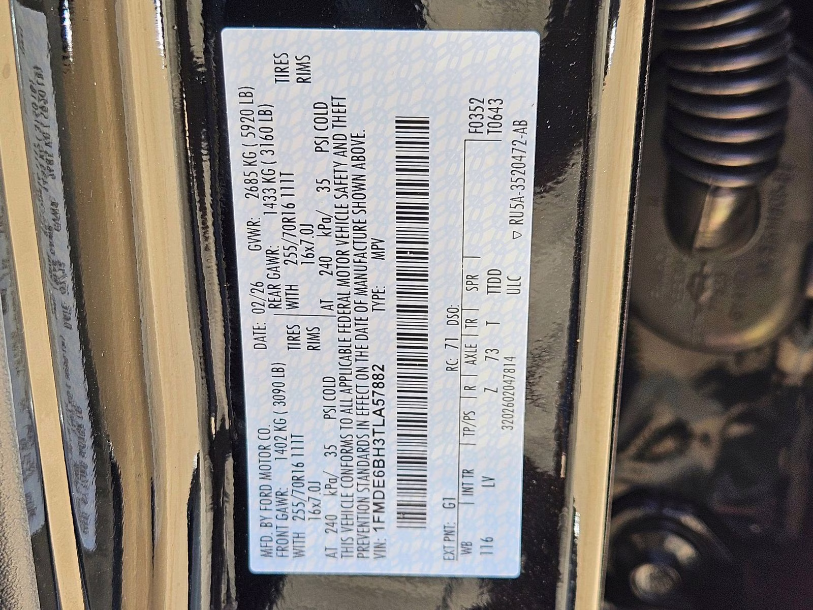 2026 Shadow Black Ford Bronco Base 4X4 SUV