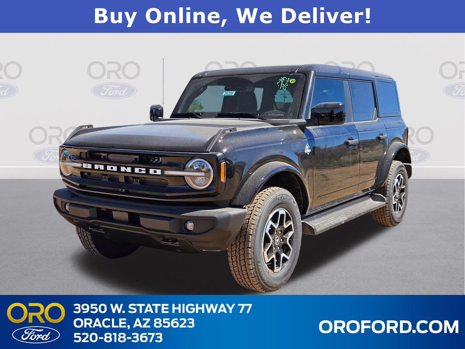 2026 Shadow Black Ford Bronco Outer Banks 4X4 SUV