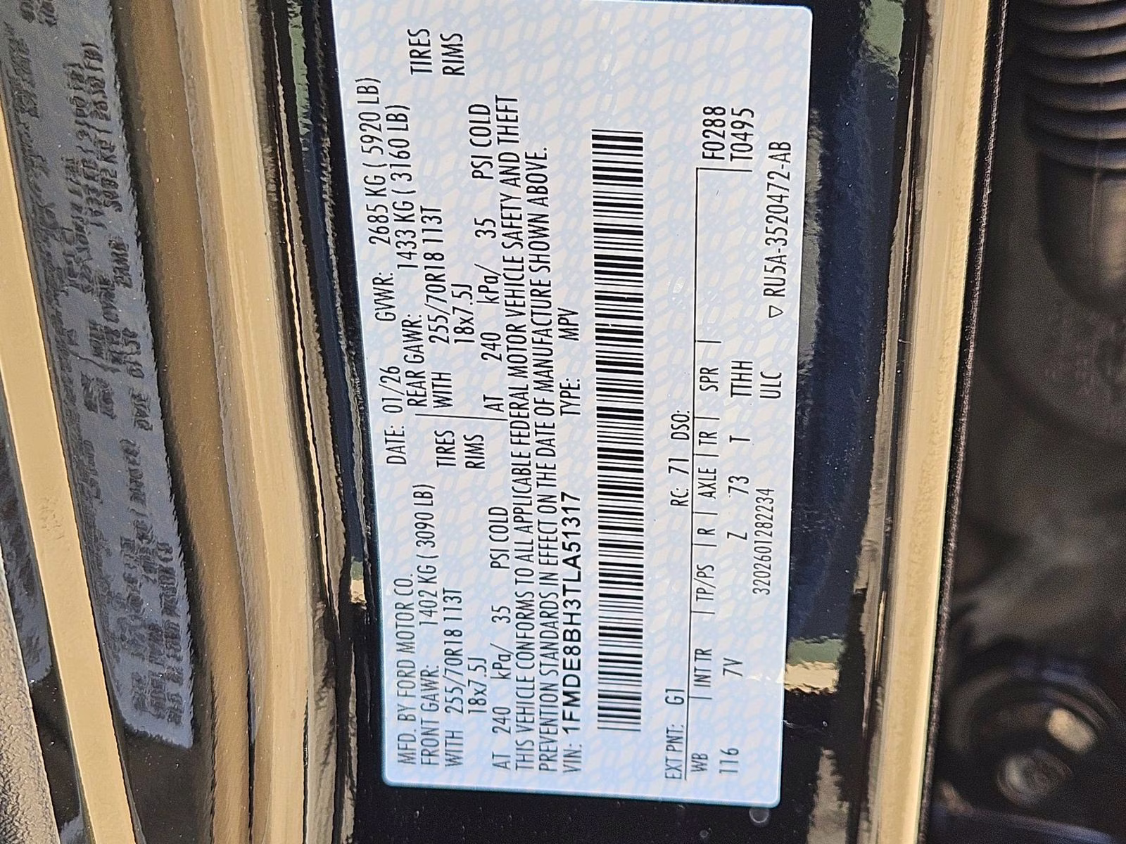 2026 Shadow Black Ford Bronco Outer Banks 4X4 SUV