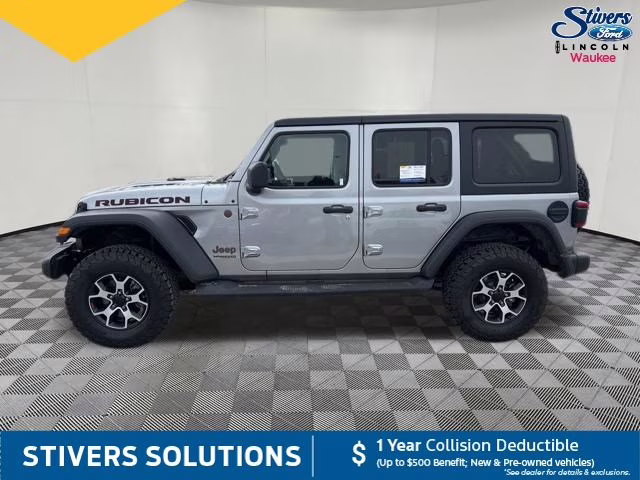 2019 Billet Silver Metallic Clearcoat Jeep Wrangler Unlimited Rubicon 4X4 SUV