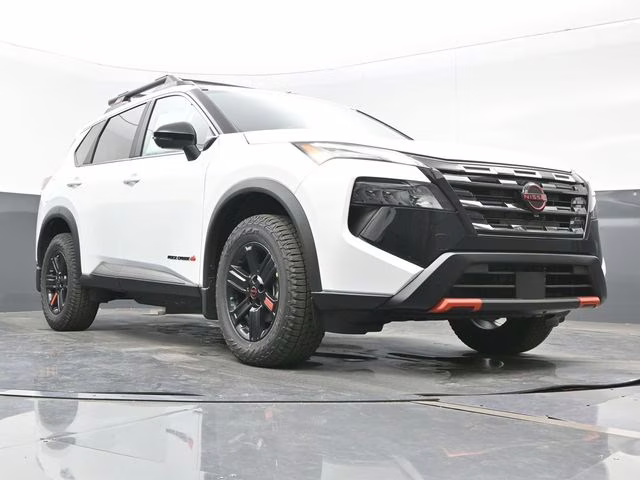 2026 Everest White Pearl Tricoat Nissan Rogue Rock Creek AWD SUV
