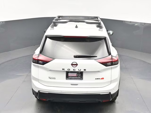 2026 Everest White Pearl Tricoat Nissan Rogue Rock Creek AWD SUV