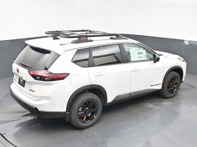 2026 Everest White Pearl Tricoat Nissan Rogue Rock Creek AWD SUV