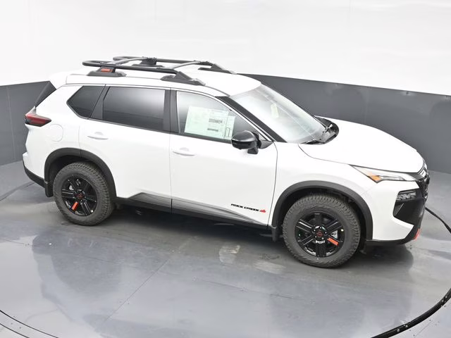 2026 Everest White Pearl Tricoat Nissan Rogue Rock Creek AWD SUV
