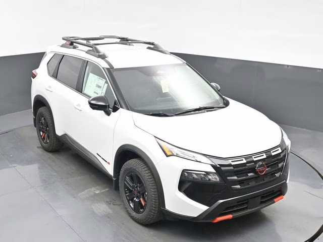 2026 Everest White Pearl Tricoat Nissan Rogue Rock Creek AWD SUV