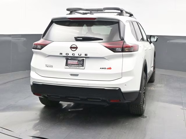 2026 Everest White Pearl Tricoat Nissan Rogue Rock Creek AWD SUV