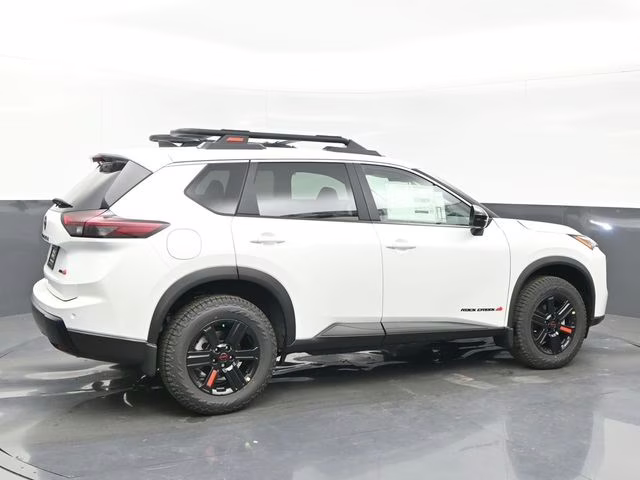 2026 Everest White Pearl Tricoat Nissan Rogue Rock Creek AWD SUV