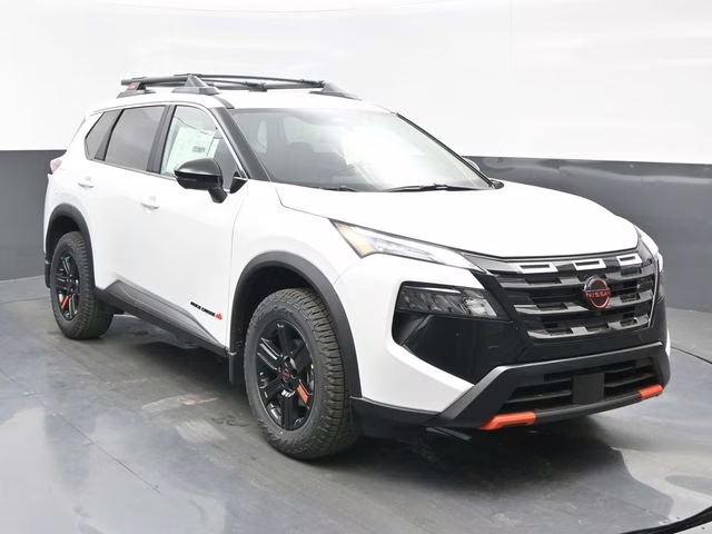 2026 Everest White Pearl Tricoat Nissan Rogue Rock Creek AWD SUV