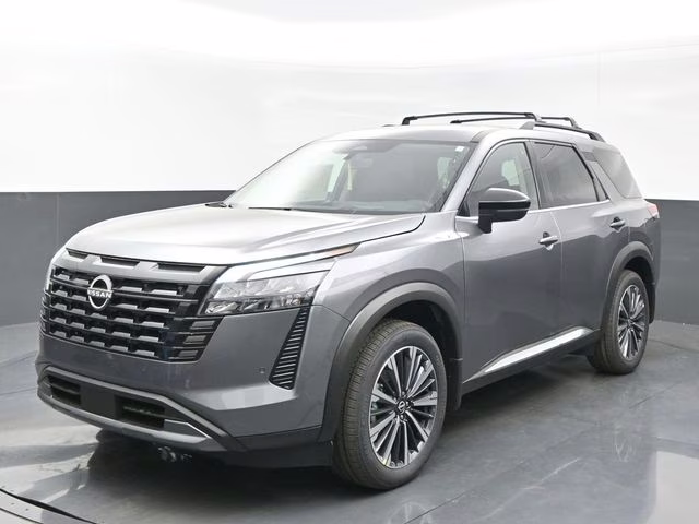 2026 Gun Metallic Nissan Pathfinder Platinum FWD SUV
